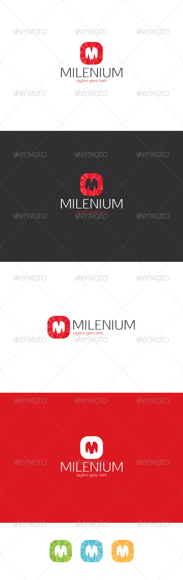Milenium Logo — Letter M