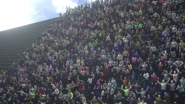 Stadium Crowd - 4K