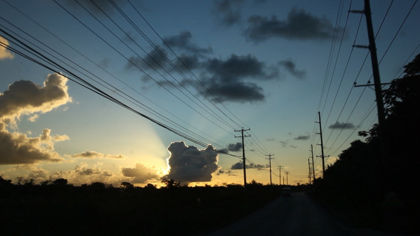 Sunset From Road Trip alt