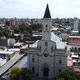 Church San Cayetano, Sanctuary (Rosario, Argentina) aerial view, drone footage - VideoHive Item for Sale