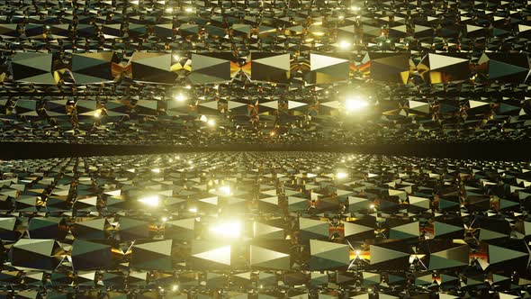 Luxury In Gold Chain Tunnel 02 4K alt