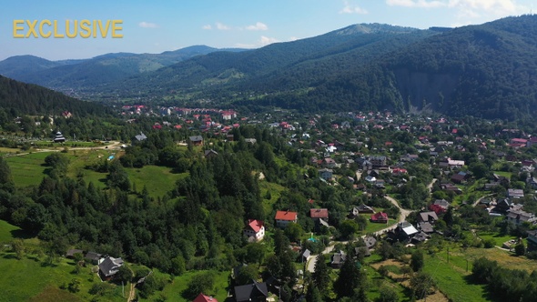 Carpathian Mountains Village