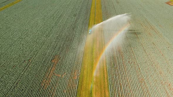 Irrigation System on Agricultural Land