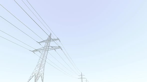 High Power Lines Architectural Sketch