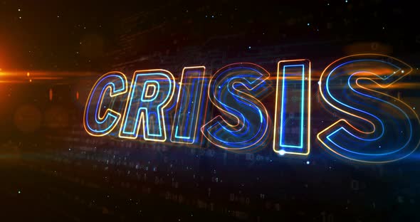 Crisis economy abstract concept alt