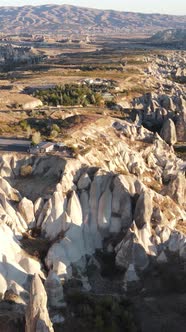 Cappadocia Landscape Aerial View