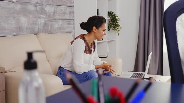 Slow Motion Shot of Woman Smiling