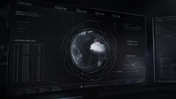 The footage from the three satellites in the capital of Algeria was accessed. UI alt