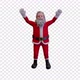 Santa Jumping And Waving - VideoHive Item for Sale