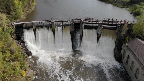 Dam in the Chelyabinsk Region