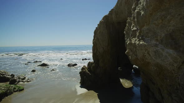 The ocean seen from El Matador Beach