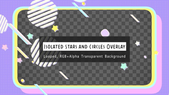 Isolated Stars And Circles Overlay