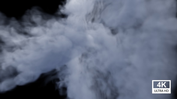 White Soft Smoke 4K