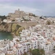 Awsome Aerial Fotage of Ibiza, Spain Old Town Buildings and Castle. Drone Flies Backward - VideoHive Item for Sale