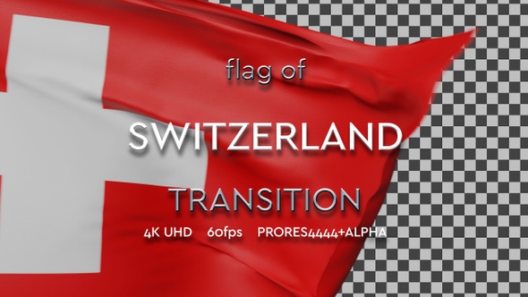 Flag of Switzerland transition | UHD | 60fps alt