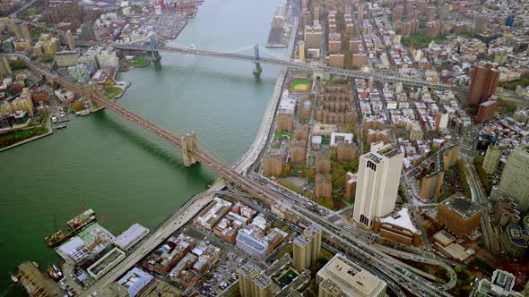 New York City High Rise Skyscrapers Cityscape View alt