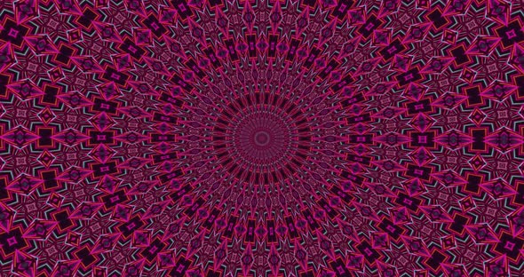 Looped kaleidoscope Abstract Symmetrical  Of Geometric Seamless Pattern shape alt