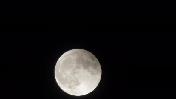 Time lapse of the moon rising