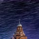 Night Stars Trail Timelapse Red Church Cathedral in Old City - VideoHive Item for Sale