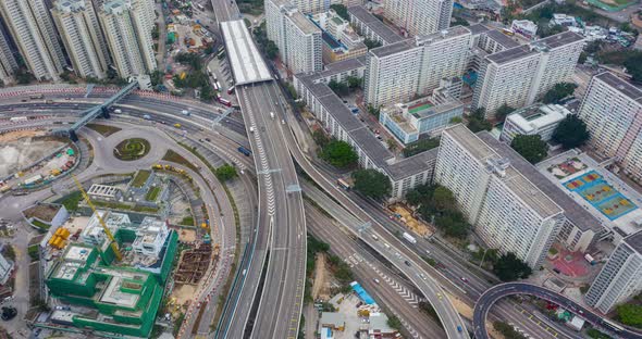 Timelapse of Hong Kong city