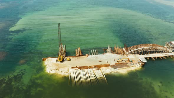 Bridge Under Construction on the Island of Siargao