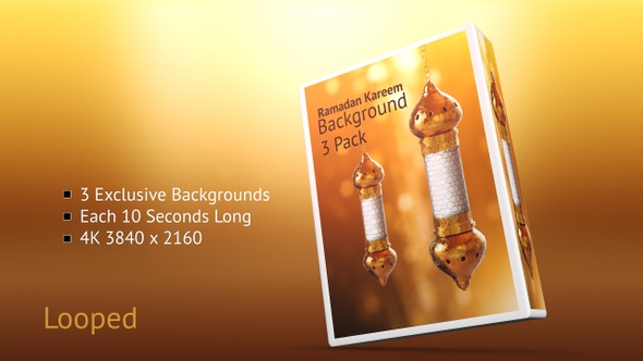 Ramadan Kareem Background 3 Pack alt