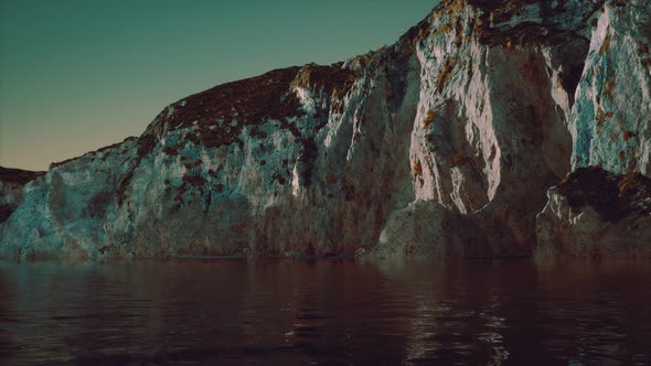 Fjord Mountains with Rocks in Norway