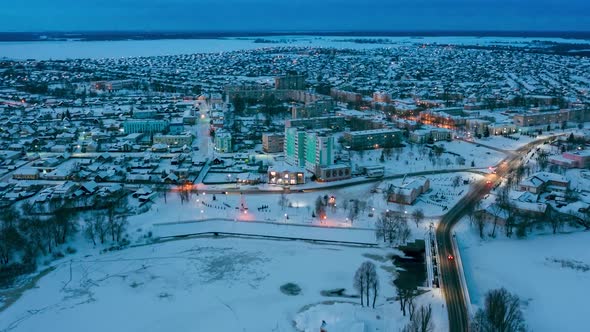 Evening To Night Timelapse Dronelapse Hyperlapse