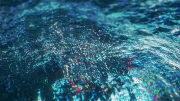 Dark Water Ocean Looped Animation