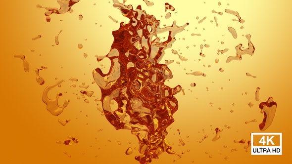 Honey Ball Splash Collision 4K alt