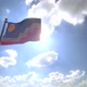 Sioux Falls City Flag (South Dakota, USA) on a Flagpole V4 - VideoHive Item for Sale