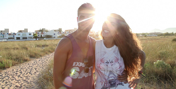 Couple On The Beach