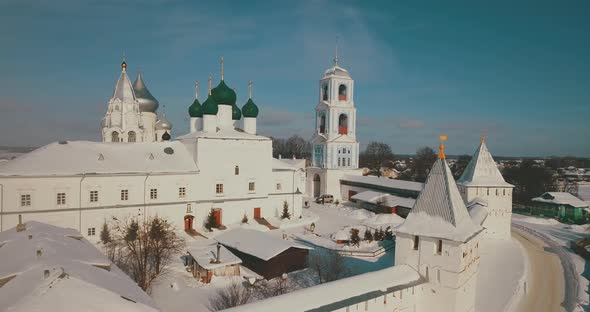 View Of The Winter Monastery In Pereslavl Zalessky