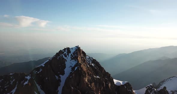 Huge Snow Mountains