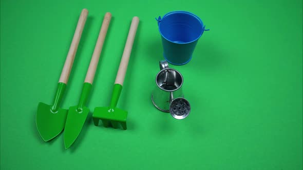 Buying Tools for Gardening. Preparation for Spring Field Work. Stop Motion