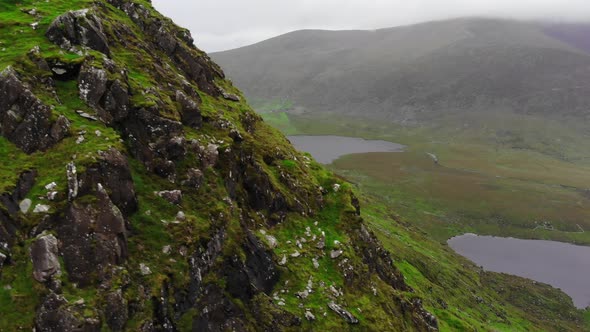 Flight Through a Valley at Dingle Peninsula