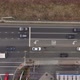 Top Down Aerial of Cars Drive at Cross Road - VideoHive Item for Sale