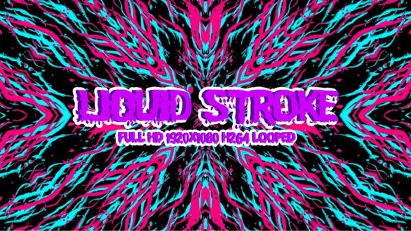 Liquid Stroke VJ Loop Pack