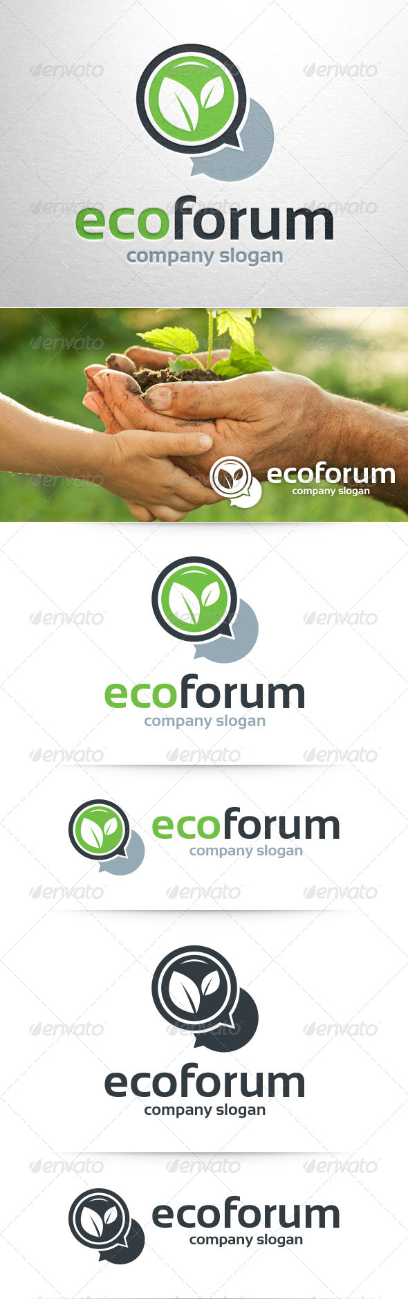 Eco Forum Logo Template