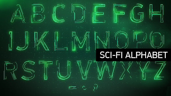 Animated Sci-fi Alphabet