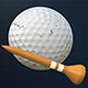 Bullet Time Golf Ball and Tee - VideoHive Item for Sale