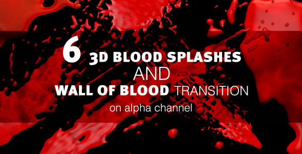 3D Blood Splashes