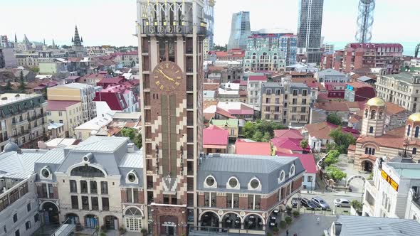 Aerial view of Piazza Batumi. Georgia