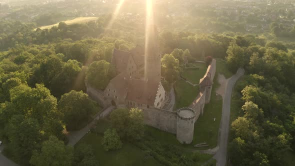 Altenburg castle, Bamberg, Steigerwaldhoehe, Franconia, Germany