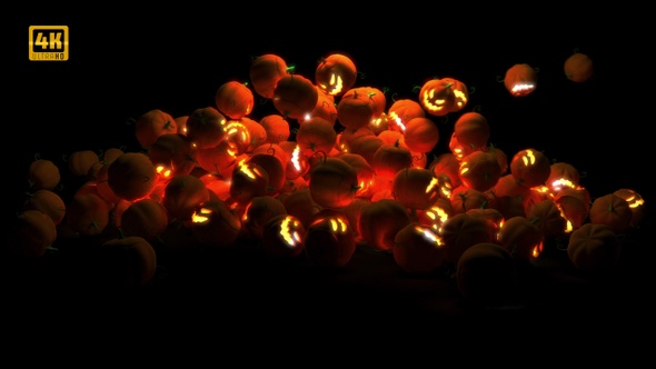 Pumpkins Background Glow