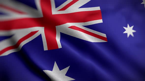 Australia Flag Angle