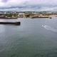 Aerial Drone Shot Reversing Upwards Over Seaham Harbour and Lighthouse - VideoHive Item for Sale