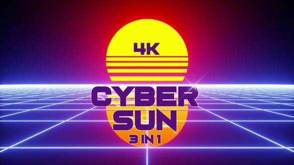 4k Arcade Cyber Sun Pack