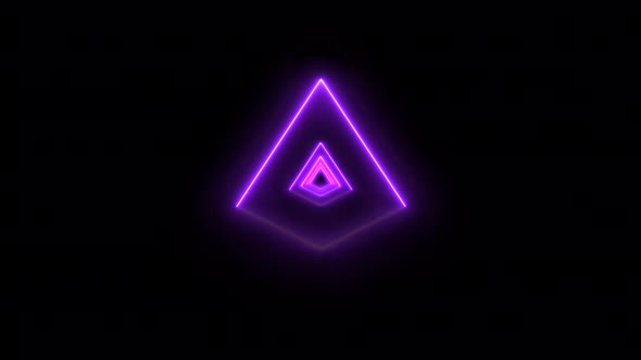 Purple Neon Tunnel Animated Background