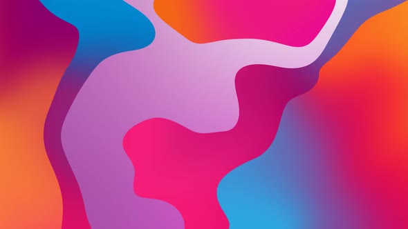 abstract colorful Liquid Waves motion background